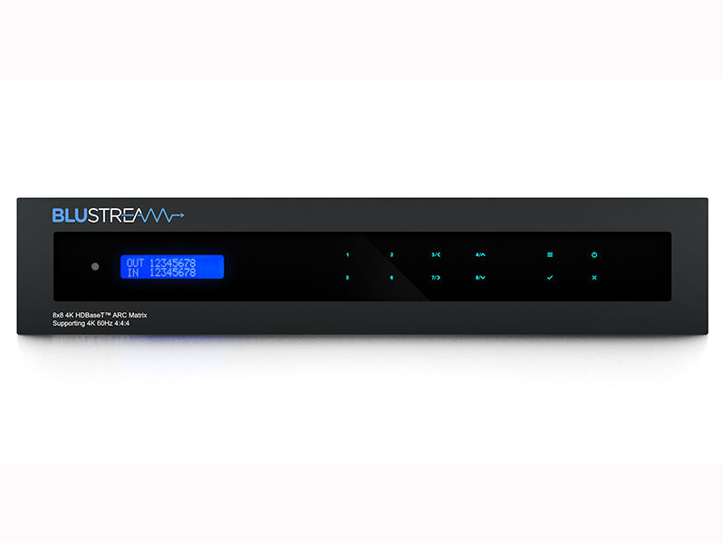 BLUSTREAM HDBaseT™ 8x8 AV Matrix from Alltrade
