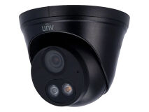 UNV 4MP Fixed Dual-Light Turret Cam BLACK