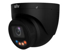 UNV 8MP Dual-Light Warning Turret Cam BLK