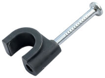 (100) BLAKE 6mm Round Clips GREY