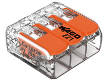 WAGO Compact 3 Way Connector (50 Pack)