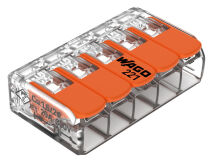 WAGO Compact 5 Way Connector (25 Pack)