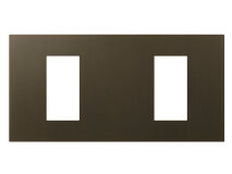 LUTRON RA3 Double Faceplate AGED BRONZE