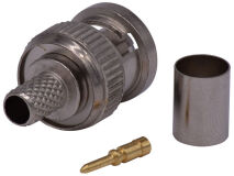 (50) BLAKE Crimp BNC Plug for RG59