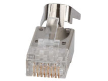 (100) KLEIN TOOLS CAT6a Shielded Pass-Thru