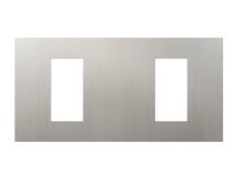 LUTRON RA3 Dual Faceplate SATIN NICKEL