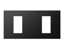 LUTRON RA3 Dual Faceplate METAL GRAPHITE