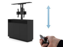 M AV Cabinet Pop Up TV Lift 55” BLACK