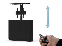 M AV Cabinet Slimline TV Lift 55” BLACK
