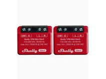 (2)SHELLY 1PM Mini Gen3 Wi-Fi Smart Switch