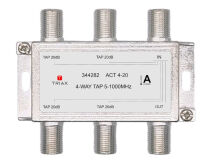TRIAX ACT4-20 4 Way F Type Tap (5-1000MHz)