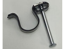 (50) 11mm METAL Fire Resistant Clips BLACK