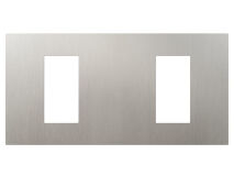 LUTRON RA3 Dual Faceplate SATIN NICKEL