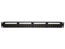 CLEAR FLOW 24 Port CAT6 Patch Panel