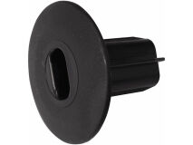 (100) Twin Cable Hole Tidy Grommet