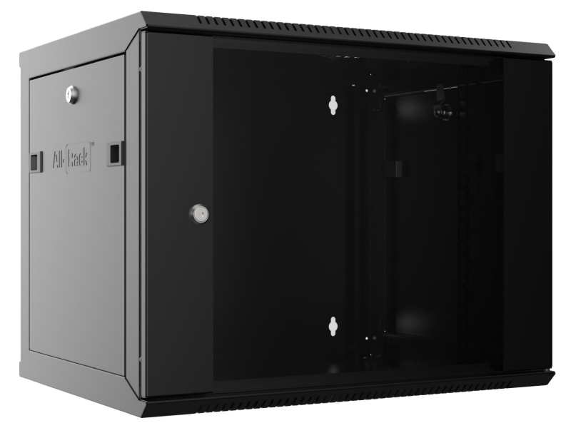 ALL-RACK Wall Cabinet 9U Textured Black from Alltrade