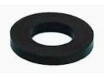 (1)PENN-ELCOM M6 Flat Plastic Washer BLACK