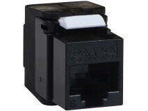 (1) EXCEL CAT6 Keystone Module Black