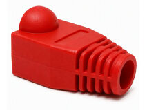 (10) TRIAX TRB001 RJ45 CAT5e/6 Boot Red