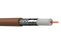 100m WEBRO Domestic RG6 Brown PVC