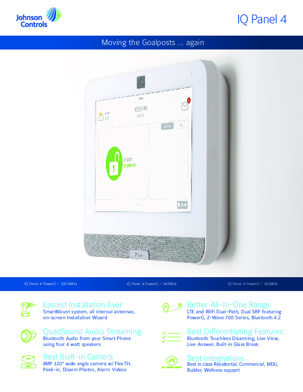 QOLSYS IQ Panel 4 from Alltrade