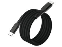 1m ISIX USB-C to USB-C Nylon Lead BLACK