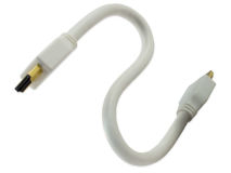 0.3m ISIX Flexi Form HDMI Lead WHITE