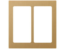 LUTRON Pico Metal 2 Gang SATIN BRASS