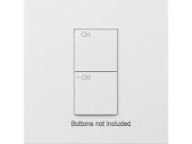 LUTRON RA3 Single Faceplate ARCTIC WHITE