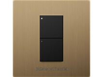 LUTRON RA3 Single Faceplate AGED BRONZE