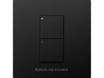 LUTRON RA3 Single Faceplate MATTE BLACK