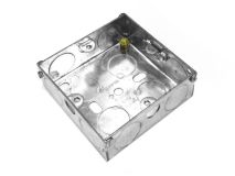 25mm Deep 1 Gang Steel Knock Out Box