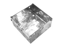 35mm Deep 1 Gang Steel Knock Out Box