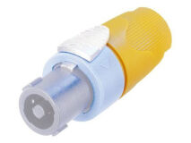 (1) NEUTRIK SpeakON SPX Plug YELLOW