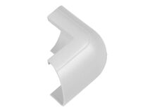(10) D-LINE 30x15mm EXTERNAL BEND White