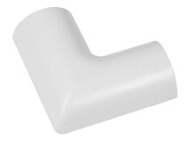 (10) D-LINE 30x15mm FLAT BEND White