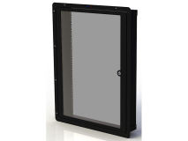 PENN-ELCOM 16U (RWB) Cavity Wall Box BLACK