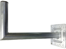 SAC 2" x 18" 90° Galvanised Wall Mount