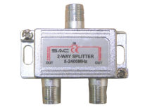 SAC 2 Way Indoor F Splitter (5-2400MHz)