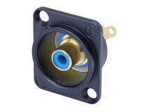 (1) NEUTRIK Phono (RCA) D Flange BLUE