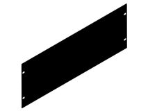 PENN-ELCOM 4U Rack Panel Steel Black