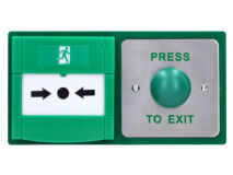 CDVI Double Exit Device Green Dome Button
