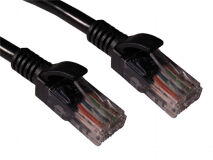 20m SAC CAT5e Patch Lead RJ45 BLACK