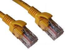 1m SAC CAT5e Patch Lead RJ45 YELLOW