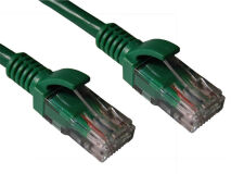 1m SAC CAT5e Patch Lead RJ45 GREEN