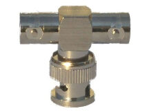 (1) SAC BNC T Connector (2 Female-1 Male)