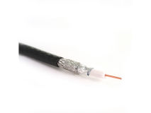 250m SAC RG6 Satellite Downlead PVC BLACK