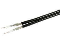 50m PHILEX 65 Twin Cable BLACK
