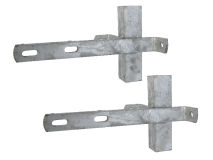 SAC Pair Double Chimney Bracket GALVANISED