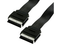 3m Scart-Scart Lead FLAT Locking